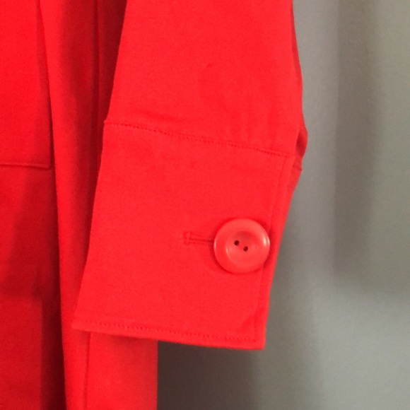 Fashion star Red rain trench coat - Picture 8 of 9